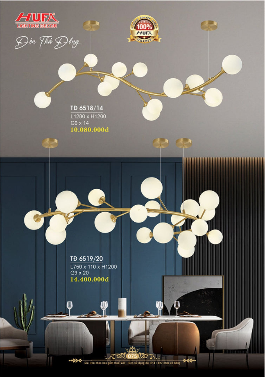 Bảng giá đèn trang trí HUFA